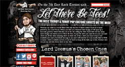 Desktop Screenshot of lettherebetees.com